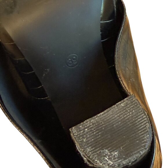 Gator print PU black boots - Picture 7 of 7